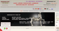 Desktop Screenshot of debarrasse-tout.com
