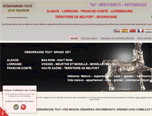 Tablet Screenshot of debarrasse-tout.com